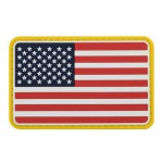 Шеврон Флаг США ПВХ левый 5*8 цвет пвх